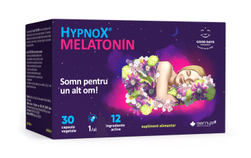 HypnoX MELATONIN, formula ingenioasa pentru somn de calitate