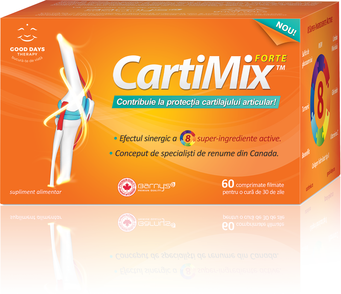Unguent pentru refacerea cartilajului coloanei vertebrale, Despre Cartimix™ Forte | Cartimix™ Forte